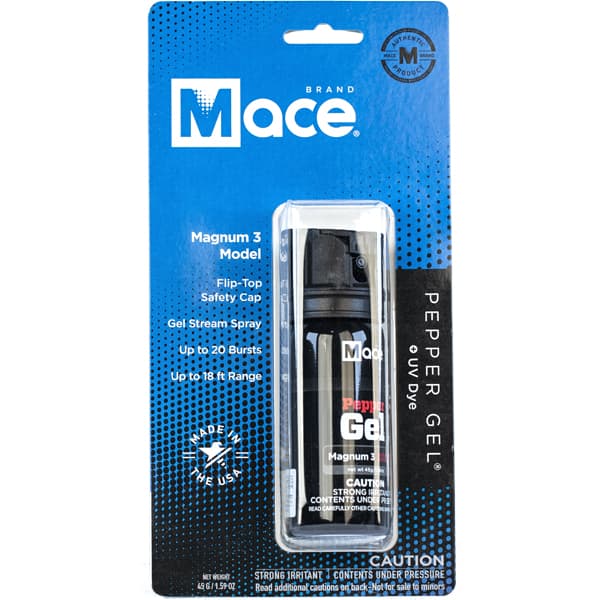 Mace Pepper spray wrapped in packaging