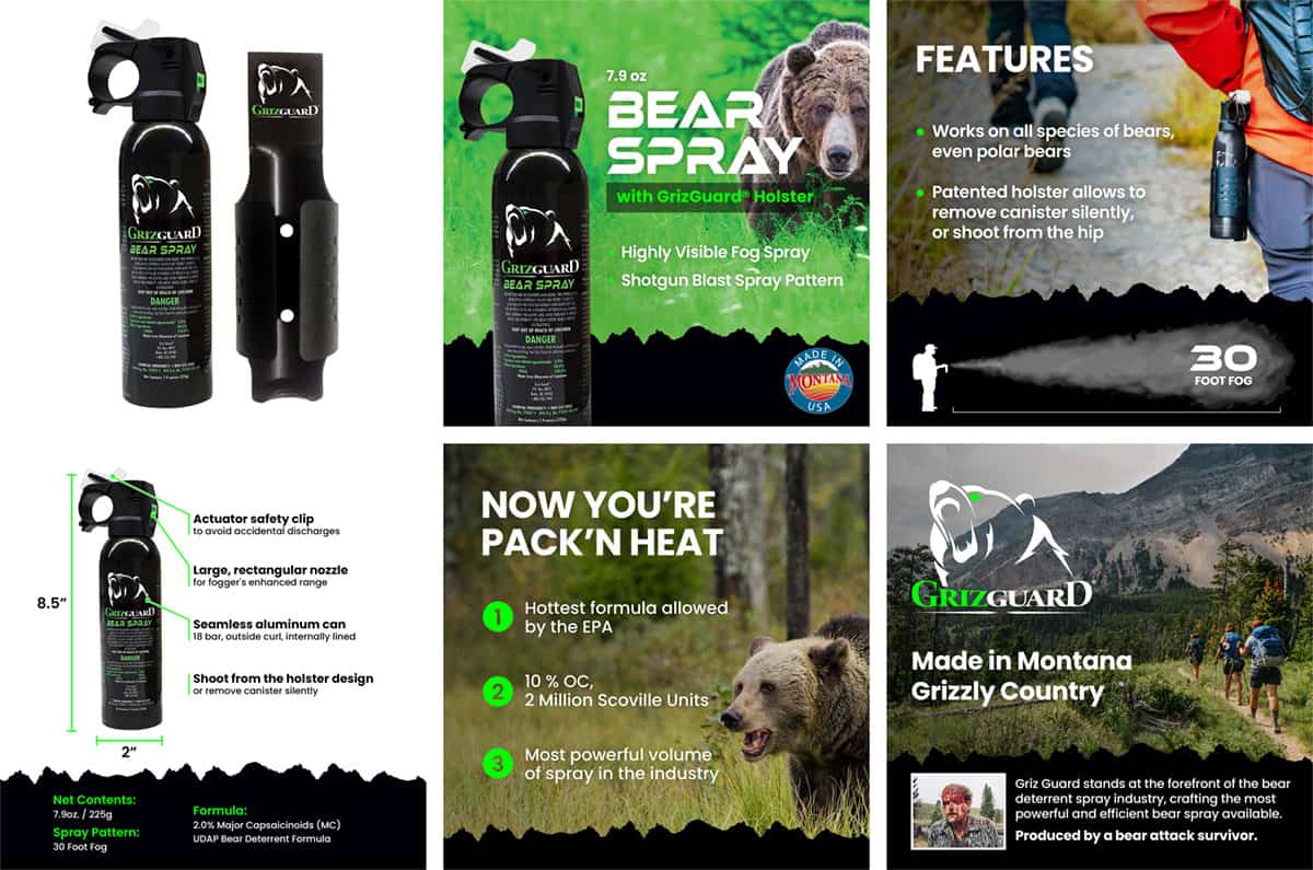 GrizGuard Bear Spray brochure